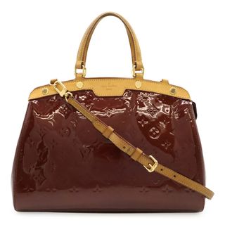 ルイヴィトン(LOUIS VUITTON)のLOUIS VUITTON ルイ ヴィトン モノグラムヴェルニ ブレアMM ハンドバッグ トート 2WAY ショルダーバッグ エナメル ルージュフォーヴィスト M91690(ショルダーバッグ)