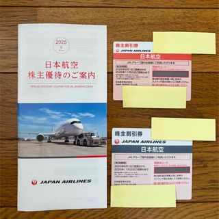 ジャル(ニホンコウクウ)(JAL(日本航空))のJAL 日本航空 割引券 2枚(航空券)