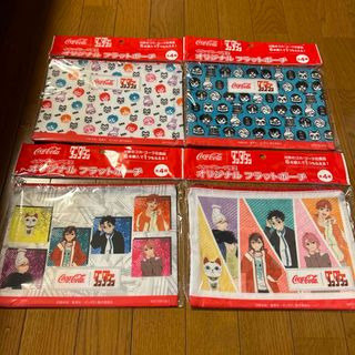 ダンダダン　コカ・コーラ オリジナルフラットポーチ 全4種類コンプリート(キャラクターグッズ)