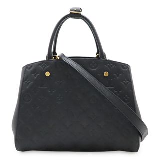 ルイヴィトン(LOUIS VUITTON)のLOUIS VUITTON ルイ ヴィトン モノグラムアンプラント モンテーニュMM ハンドバッグ 2WAY ショルダーバッグ ノワール 黒 ブラック M41048(ショルダーバッグ)