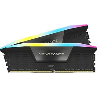 CORSAIR DDR5-6000MHz デスクトップPC用メモリ VENGEANCE RGB DDR5シリーズ (PC5-48000) Intel XMPメモリキット 32GB ブラック [16GB(その他)