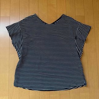 グローバルワーク(GLOBAL WORK)のGLOBAL WORK 快適袖フリル2WAYプルオーバー(カットソー(半袖/袖なし))