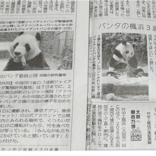 和歌山　白浜　アドベンチャーワールド　新聞　記事