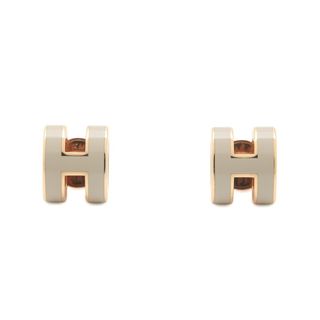 エルメス(HERMES)のエルメス ピアス ミニ・ポップアッシュ マロングラッセ/ピンクゴールド金具 HERMES アクセサリー(ピアス)