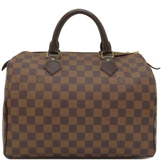 ルイヴィトン(LOUIS VUITTON)のルイヴィトン LOUIS VUITTON ハンドバッグ スピーディ30 ダミエキャンバス ダミエエベヌ ゴールド金具 茶 ボストン 鍵・パドロック欠品 N41531 DU1049【中古】(ハンドバッグ)