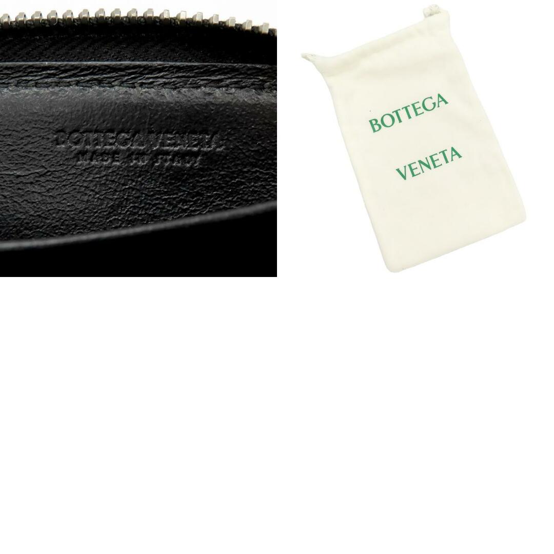 美品 ボッテガヴェネタ コインケース イントレチャート ラウンドファスナー 黒 BOTTEGA VENETA - ボッテガヴェネタ BOTTEGA VENETA コイン