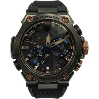 ジーショック(G-SHOCK)のCASIO カシオ メンズ 腕時計 G-SHOCK MRG-B2000R-1AJR MR-G ソーラー 勝色 毘沙門亀甲文様 再結晶チタン 保証書付属 【中古】 22507R57(腕時計(アナログ))