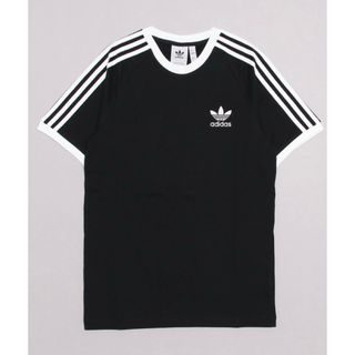 アディダス(adidas)の★新品★アディダス スリーストライプスTシャツ ブラック/XS(Tシャツ/カットソー(半袖/袖なし))