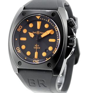 ベルアンドロス(Bell & Ross)のベル＆ロス Bell & Ross 腕時計 メンズ BR02-92 INSTRUMENTS BR02 マリーン 1000M ダイバーズウォッチ 自動巻き ブラックxブラック アナログ表示(腕時計(アナログ))