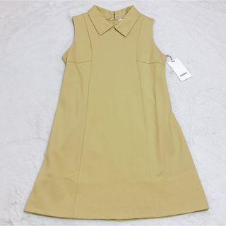 新品 タグ付き✨️SNIDEL カラーミニワンピース イエロー M