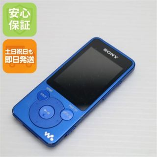 ソニー(SONY)の良品中古 NW-E083 walkman ブルー  M111(ポータブルプレーヤー)