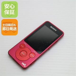 ソニー(SONY)の良品中古 NW-E083 walkman レッド  M111(ポータブルプレーヤー)