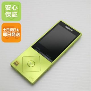 ソニー(SONY)の超美品 NW-A25 ライムイエロー  M111(ポータブルプレーヤー)