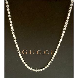 グッチ(GUCCI)の正規品(E)グッチ ボール チェーン ネックレス ドッグタグチェーン(61.5)(ネックレス)