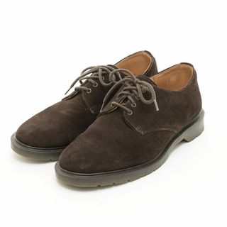 ソロヴェアー(SOLOVAIR)のSOLOVAIR ソロヴェアー ●オックスフォードシューズ 革靴 ダービーシューズ サイズ8.5/27.5cm スウェード レザー プレーントゥ メンズ イギリス製/英国製 ブラウン(その他)