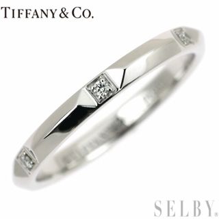 Tiffany & Co. - ティファニー Pt950 ダイヤモンド リング トゥルーバンド