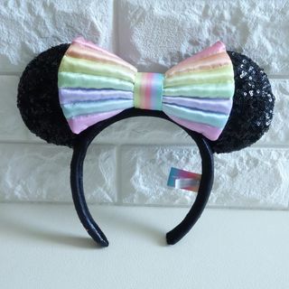 ディズニー(Disney)の極美品 ディズニーリゾート ミニー 40周年 カチューシャ(キャラクターグッズ)