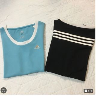 アディダス(adidas)のadidas スポーツウェア 2点セット　Tシャツ(ウェア)