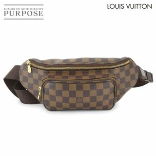 ルイヴィトン(LOUIS VUITTON)の美品 ルイ ヴィトン LOUIS VUITTON ダミエ バムバッグ メルヴィール ボディ バッグ ウエストポーチ エベヌ N51172 90286408(ボディーバッグ)