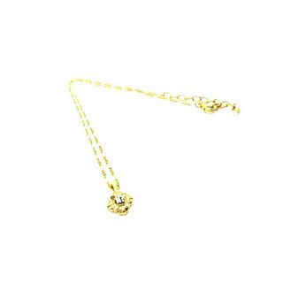 ニナリッチ(NINA RICCI)のNINA RICCI ニナリッチ ラインストーン ロゴモチーフ ネックレス ペンダント アクセサリー レディース ゴールド系 DJ6436(ネックレス)