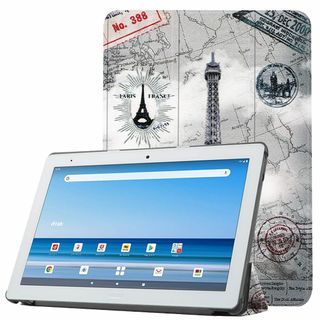 新品 Docomo Dtab d-41A ケース 【ELMK】軽量 薄型 PU (タブレット)