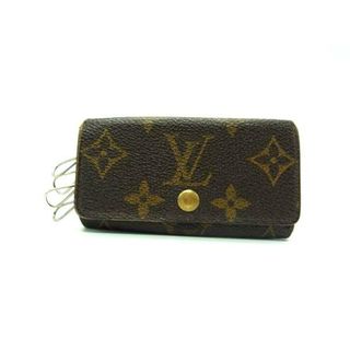 ルイヴィトン(LOUIS VUITTON)のLOUIS VUITTON ルイヴィトン M69517 モノグラム ミュルティクレ4 4連キーケース 鍵入れ レディース メンズ ブラウン系 DJ6600(その他)