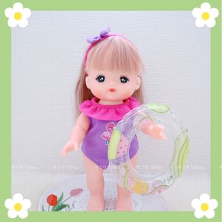 【DLFK0106】メルちゃん ソランちゃん 服 浮輪 水着 3点セット