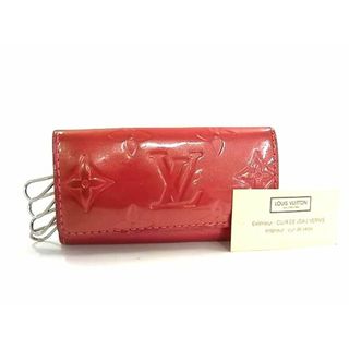 ルイヴィトン(LOUIS VUITTON)のLOUIS VUITTON ルイヴィトン M9145F モノグラムヴェルニ ミュルティクレ4 4連 キーケース 鍵入れ レディース ピンク系 DJ2390(その他)