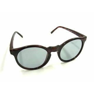 ■極美品■ DANG ダン べっ甲調 サングラス 眼鏡 メガネ メンズ レディース ブラウン系 DJ2420(サングラス/メガネ)