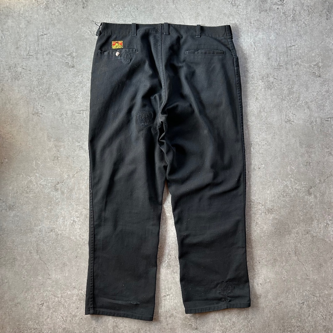 70s ben davis フリスコパンツ ブラック　ベンデイビス　実寸　W37 70s BEN DAVIS Frisko Pants / vintage ビンテージ ベンデイビス