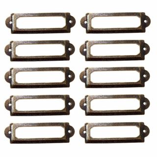 【特価セール】GJTr アンティーク 調 ネームプレート ブロンズ B 小 10(その他)