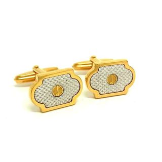 ダンヒル(Dunhill)の■美品■ dunhill ダンヒル カフスボタン カフリンクス アクセサリー ビジネス 紳士 メンズ  ゴールド系 DI9064(その他)