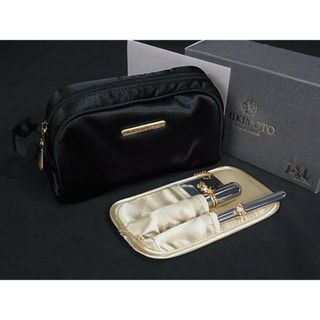ミキモト(MIKIMOTO)のMIKIMOTO ミキモト 本真珠 アコヤ真珠 パール 約4mm ナイロンキャンバス メイクポーチ リップブラシ 等 メイク用品 4点セット DI9598(その他)