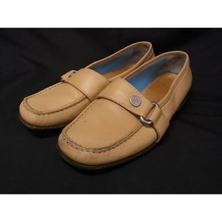 CELINE セリーヌ マカダム レザー ローファー 表記サイズ 37 (約24.0cm) 靴 シューズ レディース ベージュ系 DI6522