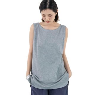 【特価商品】[fourfivesixはる] タンクトップ レディース ロングタン