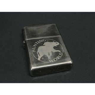 ジッポー(ZIPPO)のZIPPO ジッポー ハンティングワールド 2007年製 高級ライター オイルライター 喫煙グッズ 喫煙具 メンズ シルバー系 DI2758(その他)