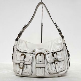 コーチ(COACH)のVintage Coach Legacy Garcia Bag White(ショルダーバッグ)