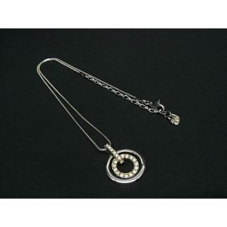 スワロフスキー(SWAROVSKI)の■美品■ SWAROVSKI スワロフスキー ラインストーン ネックレス ペンダント アクセサリー レディース シルバー系 DI1903(ネックレス)