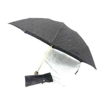 セリーヌ(CELINE)の■美品■ CELINE セリーヌ Cマカダム 3段折り 日傘 折りたたみ傘 折り畳み傘 高級傘 レディース ブラック系 DH5805(その他)