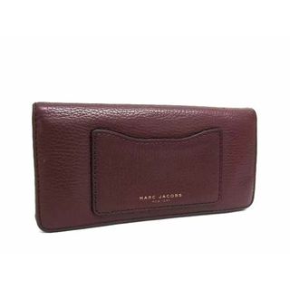 マークジェイコブス(MARC JACOBS)の■美品■ MARC JACOBS マークジェイコブス レザー 二つ折り 長財布 ウォレット 札入れ 小銭入れ カード入れ ブラウン系 DI0530(その他)