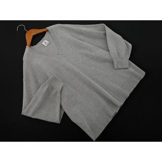 ユナイテッドアローズ(UNITED ARROWS)の6 BEAUTY & YOUTH ロク ビューティ&ユース ユナイテッドアローズ ボリュームスリーブ Vネック ニット セーター ライトグレー ■◇ レディース(ニット/セーター)