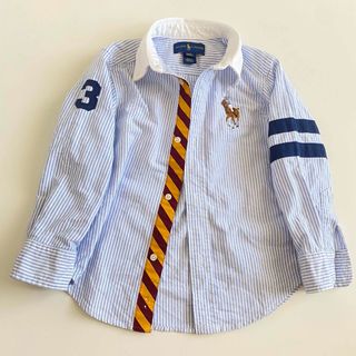 ラルフローレン(Ralph Lauren)の3T 100cm Ralph Lauren ストライプ 長袖シャツ ビッグポニー(ブラウス)