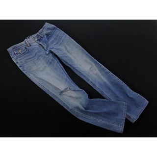 BURBERRY バーバリー ブラックレーベル USED加工 デニムパンツ size73/青 ■■ メンズ(デニム/ジーンズ)