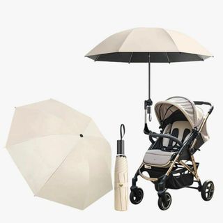 ベビーカー傘 日傘 傘ホルダー 傘スタンド 日よけ 折りたたみ傘 ベビーカー用日(日用品/生活雑貨)