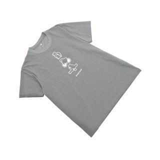 モンベル(mont bell)のmont-bell モンベル プリント Tシャツ sizeS/グレー ■◆ レディース(Tシャツ(半袖/袖なし))