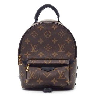 ルイ・ヴィトン Louis Vuitton バックパック・リュック モノグラム パームスプリングス MINI 2018年 M44873 ブラウン ブラック モノグラムキャンバス 【中古】(リュック/バックパック)