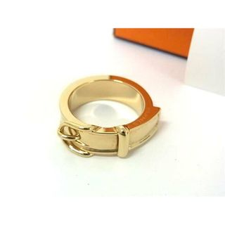 エルメス(HERMES)の■新品■未使用■ HERMES エルメス サンチュール ベルトモチーフ スカーフリング スカーフ留め レディース ゴールド系 FG9724(その他)