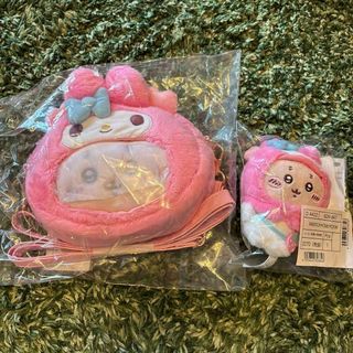 チイカワ(ちいかわ)の新品 ちいかわ サンリオ 古本屋 カニちゃん マイメロ 2点セット 未開封品(キャラクターグッズ)
