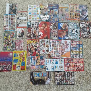 週刊少年ジャンプ　付録セット　ステッカー　シール　ポスター　トレカ(少年漫画)