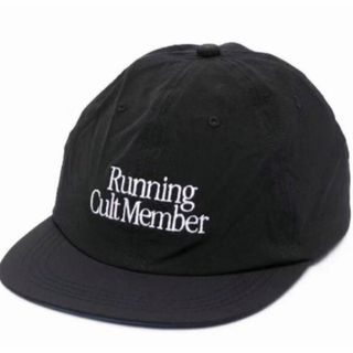 Satisfy Running Cap 刺繍 黒 キャップ